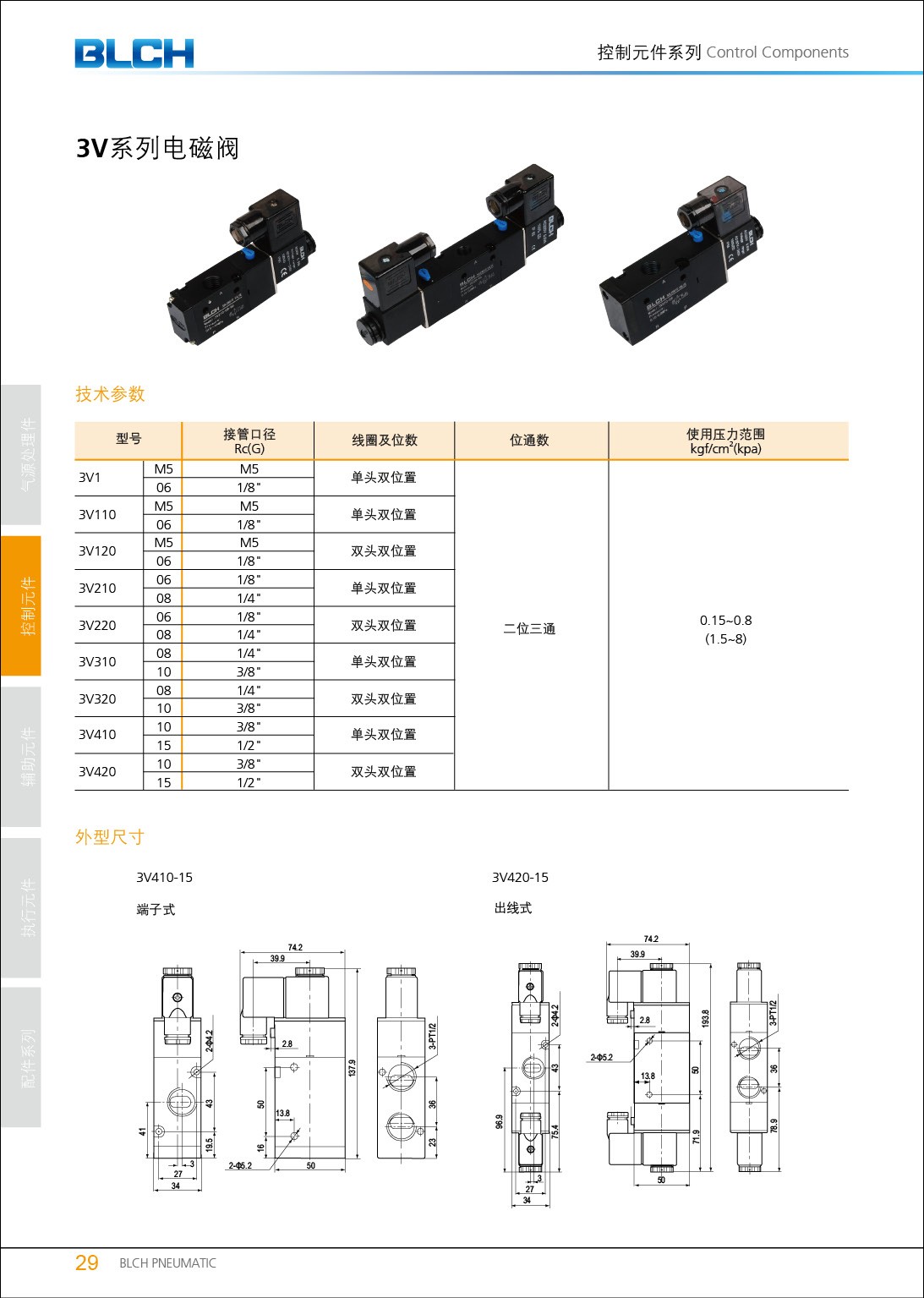 3V系列電磁閥