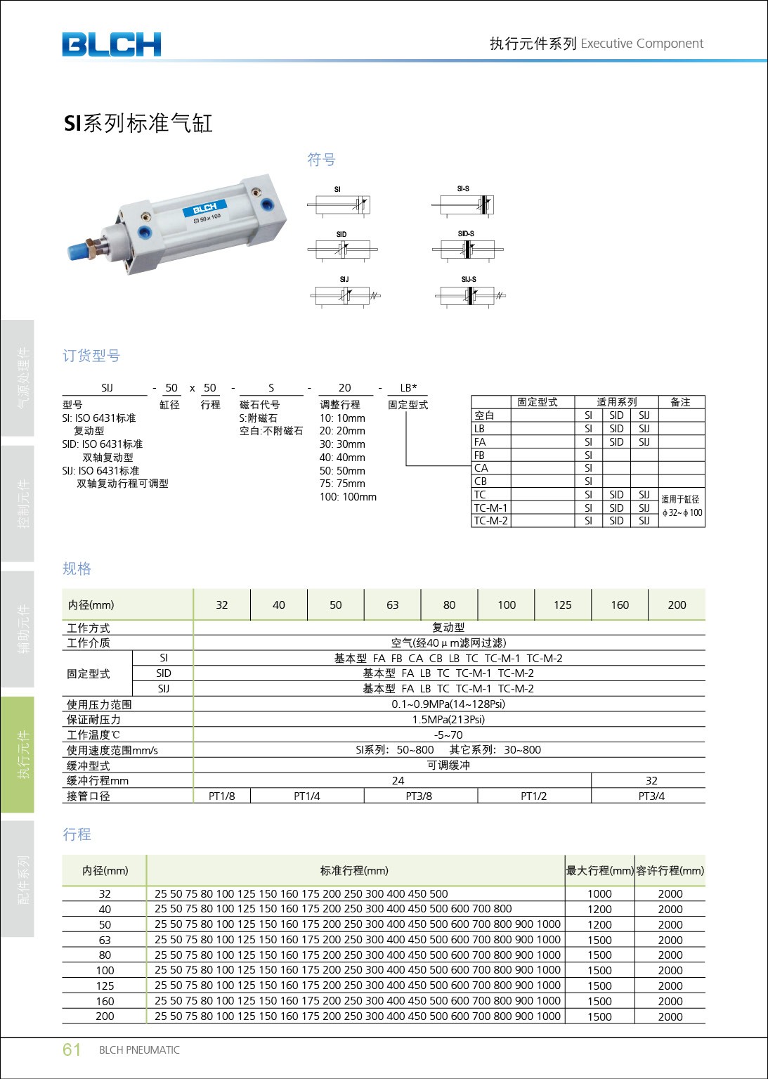 SI系列標準氣缸